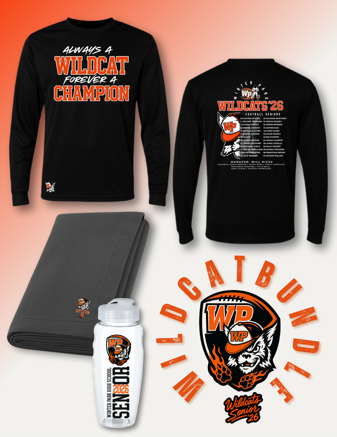 GO WILDCATS SENIOR26 BUNDLE